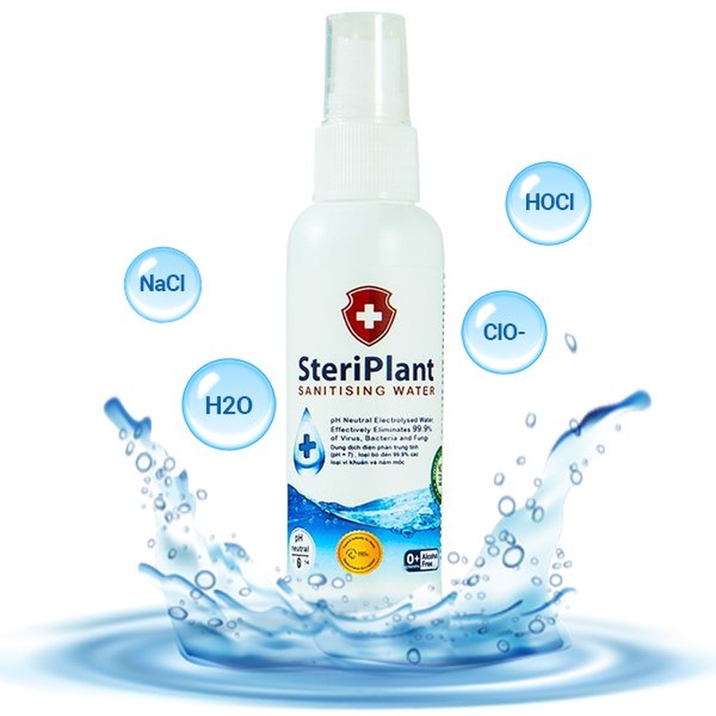 Nước rửa tay sát khuẩn dạng xịt Steriplant