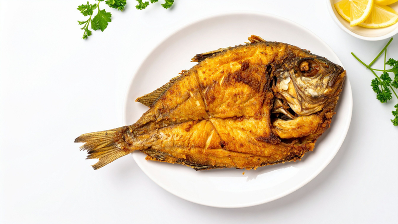 Chế biến cá chim nước ngọt cần được nấu chín hoàn toàn để đảm bảo an toàn cho sức khỏe