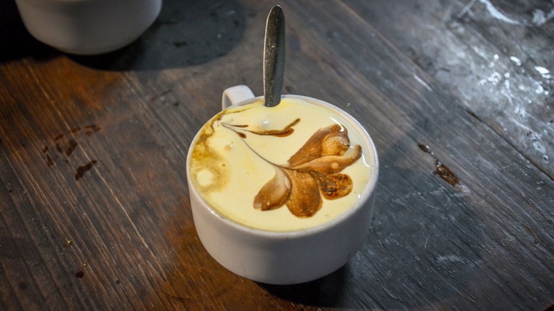 Cà phê trứng có vị béo, mềm mịn, hương thơm đặc trưng