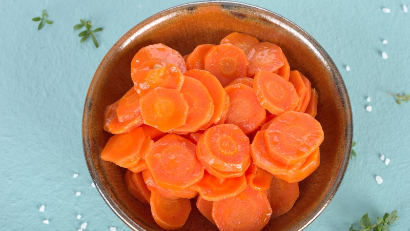 Chỉ nên đun đến khi củ vừa mềm tới nhưng vẫn giữ được độ giòn nhẹ