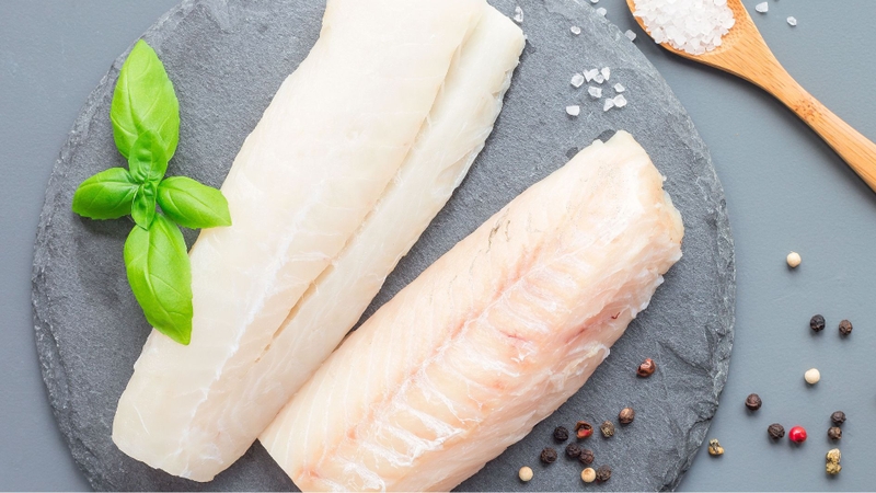 Cá tuyết là loại hải sản giàu protein, ít chất béo