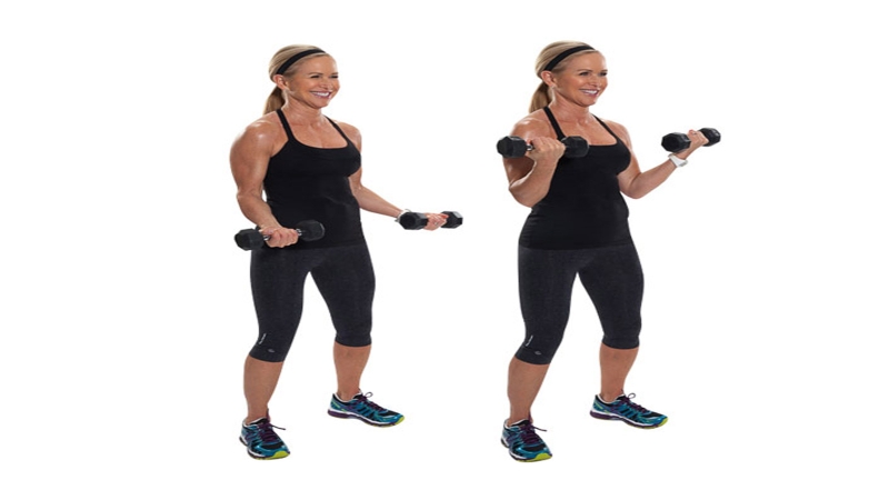 Các bài tập giảm mỡ bắp tay bằng tạ hiệu quả 1