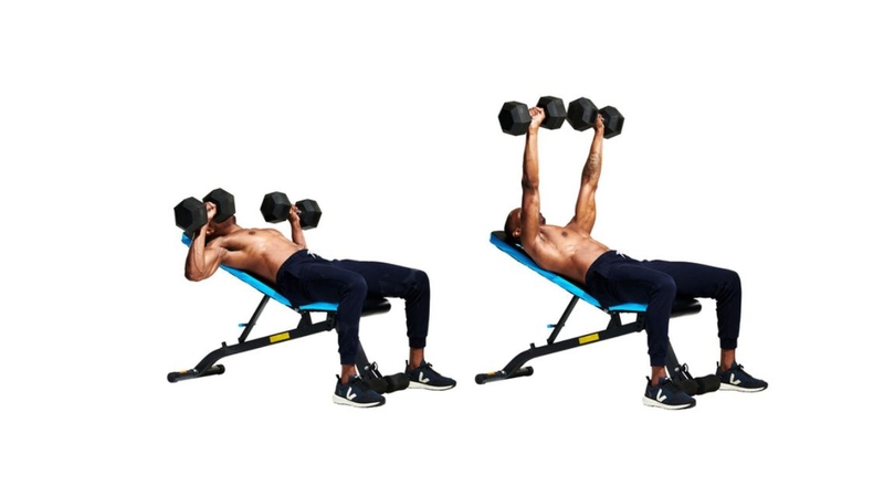 Cần lặp lại động tác các bài tập ngực trên theo số lần và hiệp phù hợp với thể lực