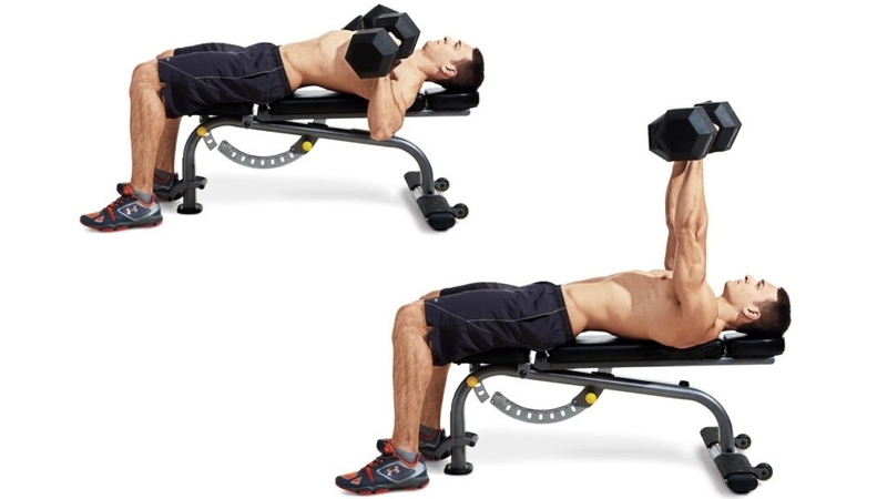 Các bài tập ngực với tạ đơn toàn diện tại nhà1