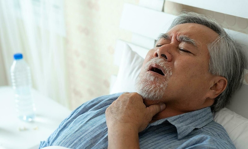 Đợt cấp COPD nặng khi bệnh nhân có thể bị suy hô hấp cấp
