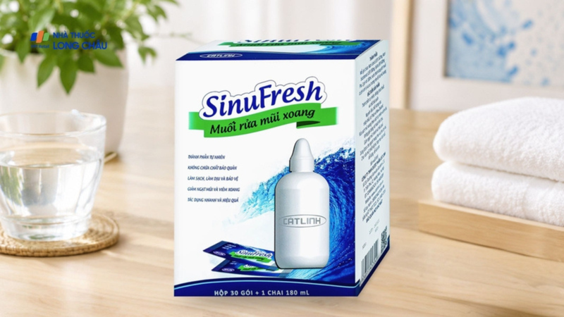 Bộ rửa mũi xoang Sinufresh Cát Linh