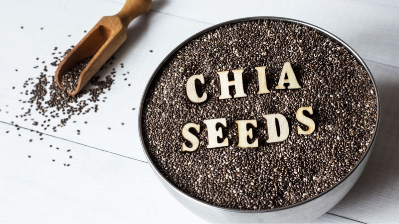 Hạt chia giàu protein, chất xơ và omega-3