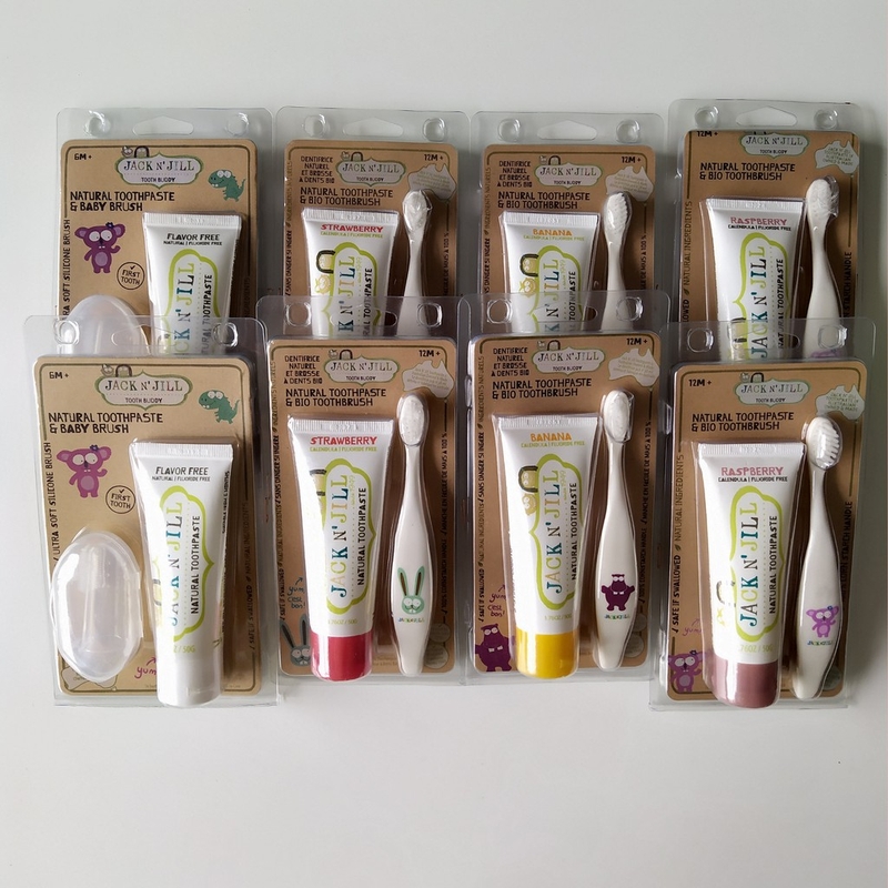 Các loại kem đánh răng không chứa flour: Jack N'jill Organic