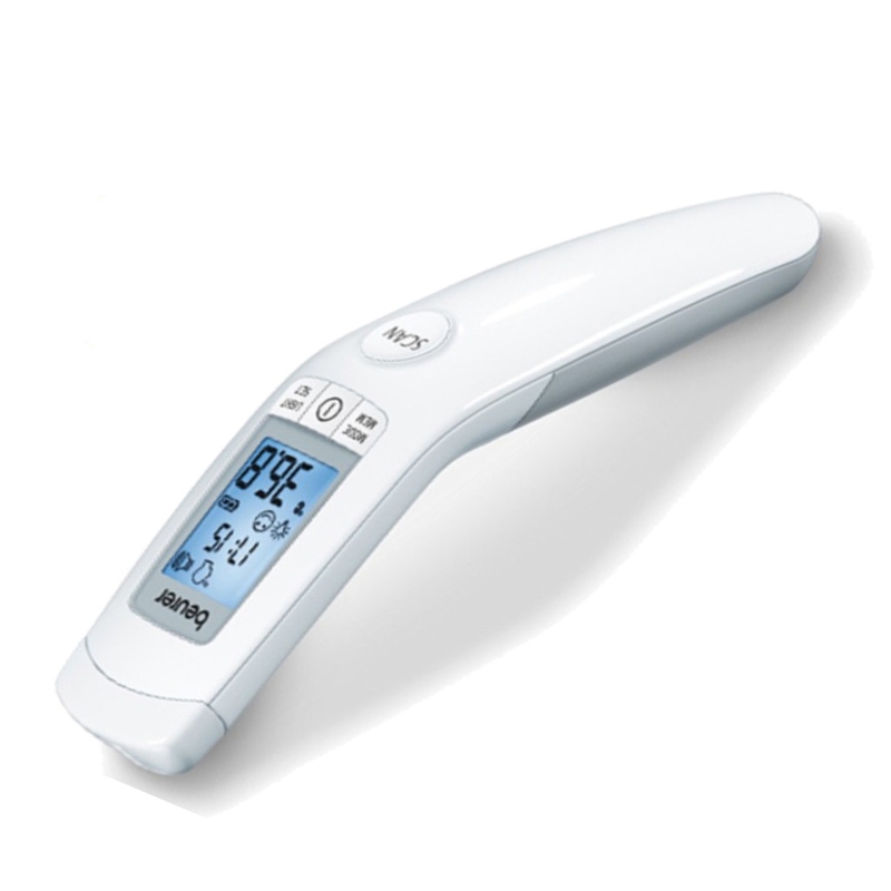 Nhiệt kế hồng ngoại thường được dùng để đo nhiệt độ ở tai và trán