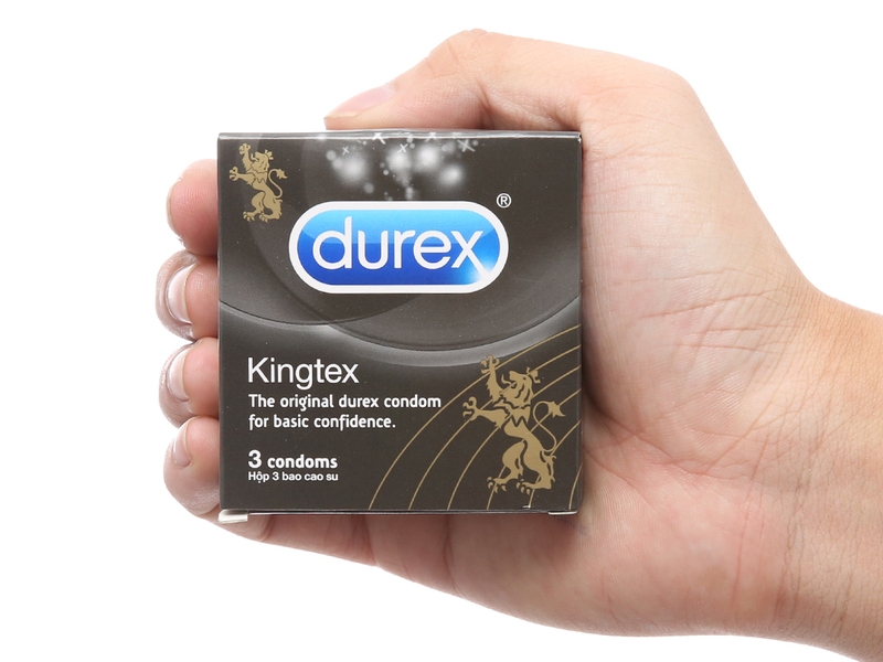 Bao cao su size nhỏ Durex Kingtex ôm sát tạo cảm giác tự nhiên