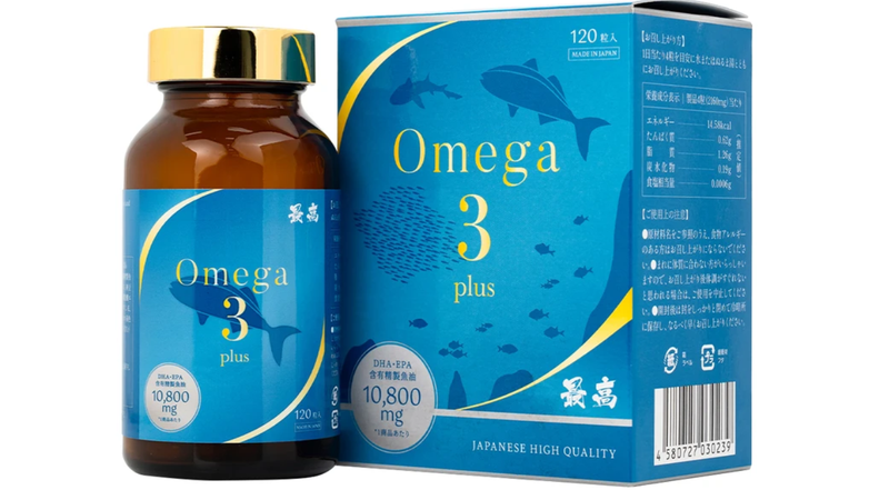 Viên uống Omega 3 Plus Kenko cung cấp các axit béo Omega-3, đặc biệt là DHA và EPA