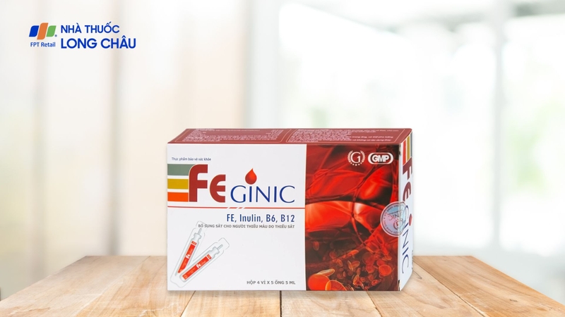 Feginic giúp bổ sung sắt hữu cơ, hỗ trợ giảm nguy cơ thiếu máu