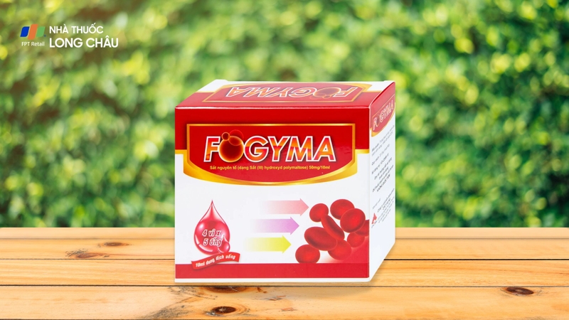 Fogyma giúp bổ sung sắt cho bệnh nhân có nguy cơ bị thiếu máu do thiếu sắt
