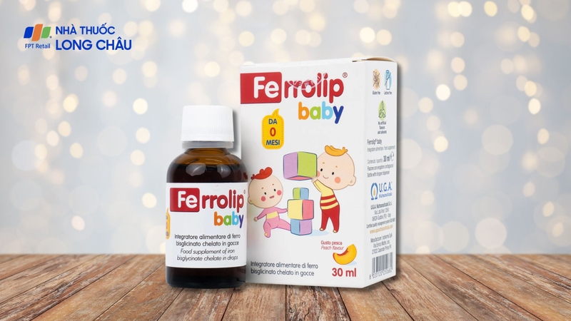 Ferrolip Baby bổ sung sắt cho cơ thể, hỗ trợ tạo hồng cầu