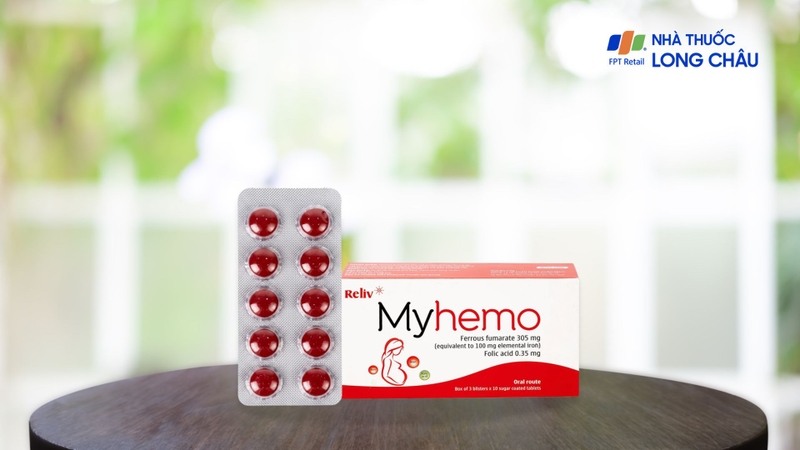 Reliv có thành phần chính là Acid folic, sắt
