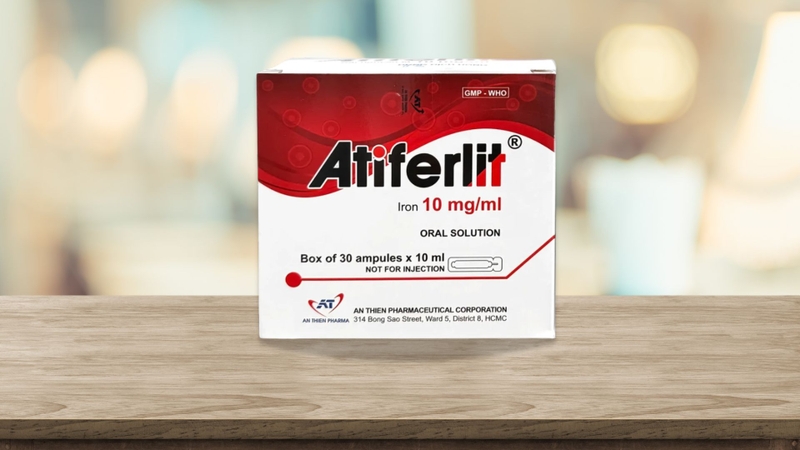 Atiferlit giúp bổ sung thêm sắt cho những trường hợp bị thiếu máu do thiếu sắt