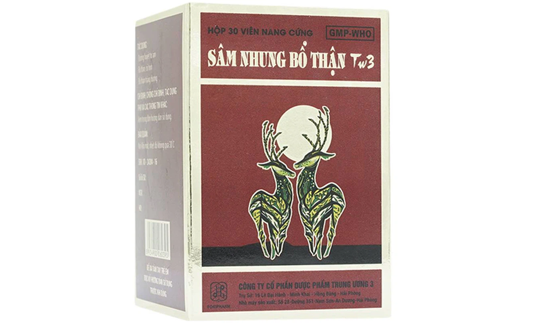 Thuốc sâm nhung bổ thận TW3