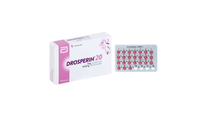 Drosperin 20 Abbott (1 vỉ x 28 viên)