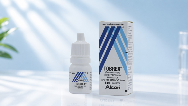Tobrex là thuốc kháng sinh, chỉ sử dụng khi có chỉ định của bác sĩ