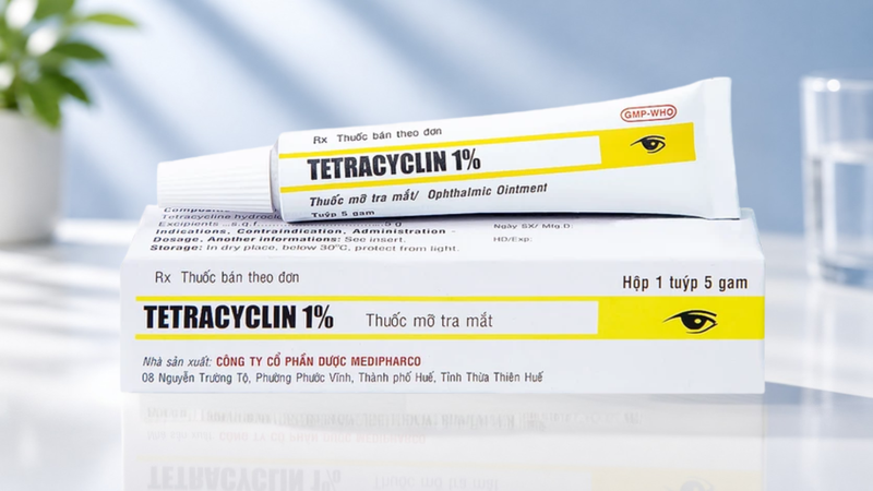 Tetracyclin là một kháng sinh phổ rộng có tác dụng kìm khuẩn do ức chế quá trình tổng hợp protein của vi khuẩn
