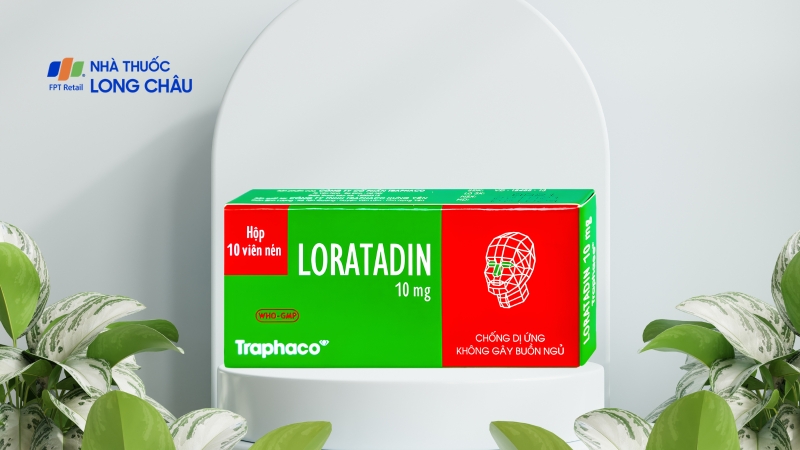 Loratadin là thuốc kháng histamin thế hệ hai