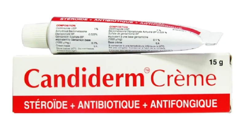 Kem bôi Candiderm Cream Glenmark có tác dụng&nbsp;điều trị nhiễm trùng da, chẳng hạn như&nbsp;bệnh vảy nến,&nbsp;bệnh chàm, viêm da, chốc lở