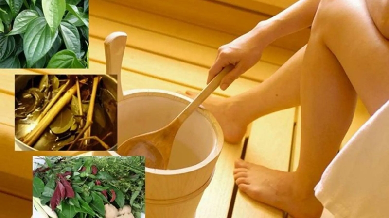 Phương pháp xông hơi bằng các loại lá giúp thải độc, chống viêm nhiễm, dưỡng da cho phụ nữ sau sinh