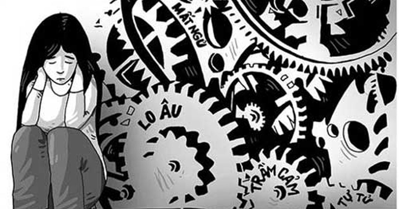 rối loạn cảm giác do lo lắng, stress kéo dài, cảm xúc của người bệnh luôn ngập tràn trong sự sợ hãi và gây tổn hại đến tinh thần