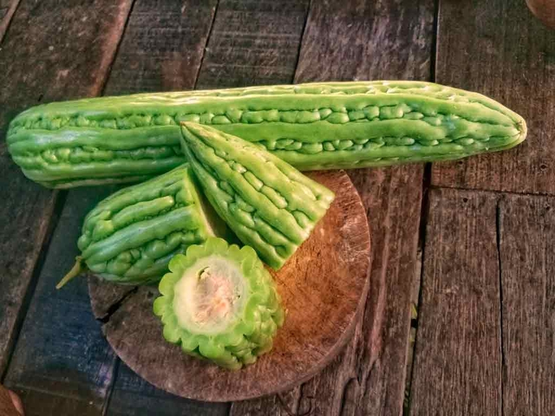 cách ăn khổ qua sống 1