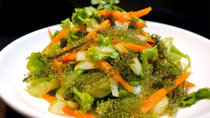Những món ăn từ rong nho rất tốt cho sức khỏe