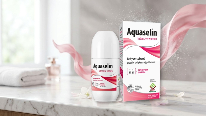 Lăn khử mùi Aquaselin Intensive Women là dòng lăn khử mùi nữ chuyên biệt, giúp giảm tiết mồ hôi vùng da dưới nách