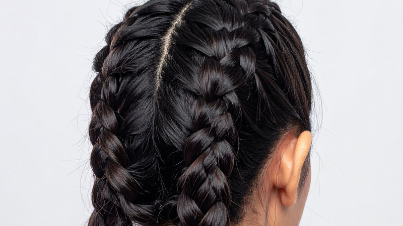 Tết tóc sát da đầu tăng nguy cơ viêm chân tóc và rụng tóc lan tỏa