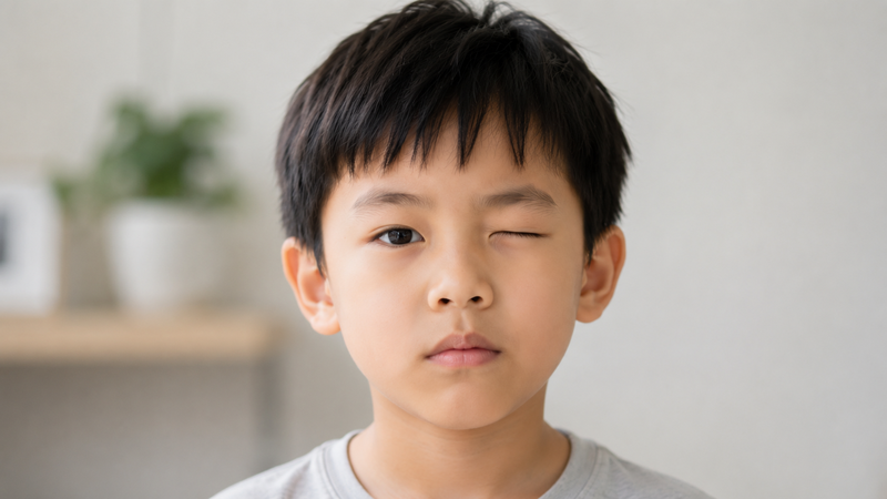Tic vận động là nguyên nhân phổ biến gây nháy mắt ở trẻ