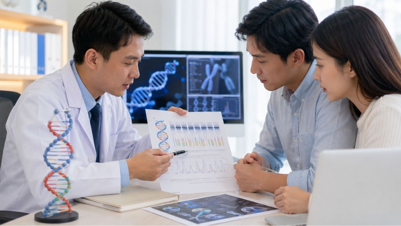 Kết quả xét nghiệm ADN gồm thông tin nhận dạng và phân tích di truyền