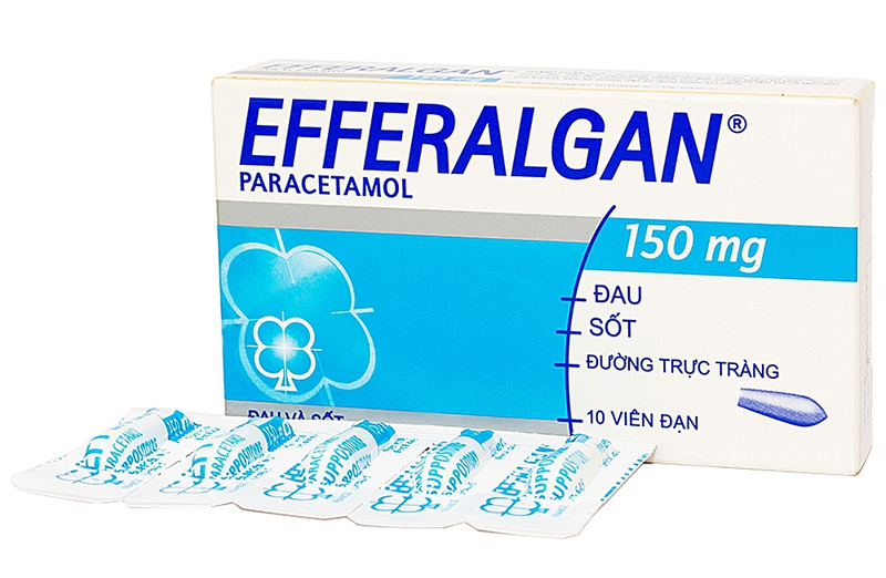 Cách dùng viên nhét hậu môn hạ sốt Efferalgan 150mg cho bé chính xác nhất 1