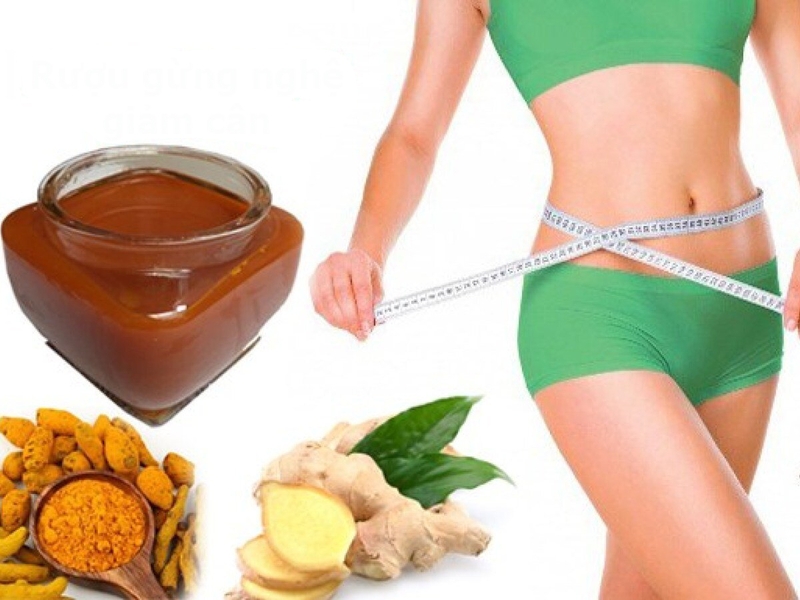 Giảm cân sau sinh bằng rượu gừng nghệ là phương pháp giảm cân đơn giản và an toàn, dễ thực hiện