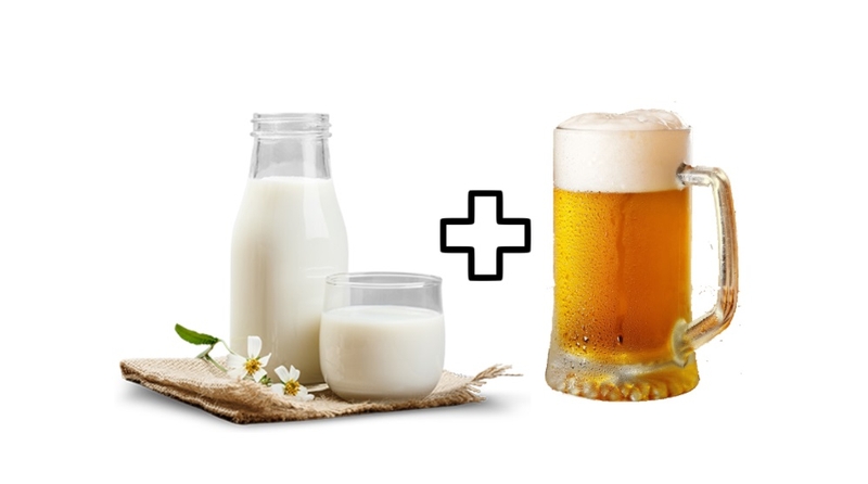 cách gội đầu bằng bia và sữa tươi