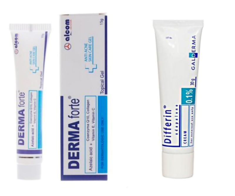 Kết hợp Derma Forte và Differin trong liệu trình chăm sóc da của mình để đẩy nhanh quá trình trị mụn