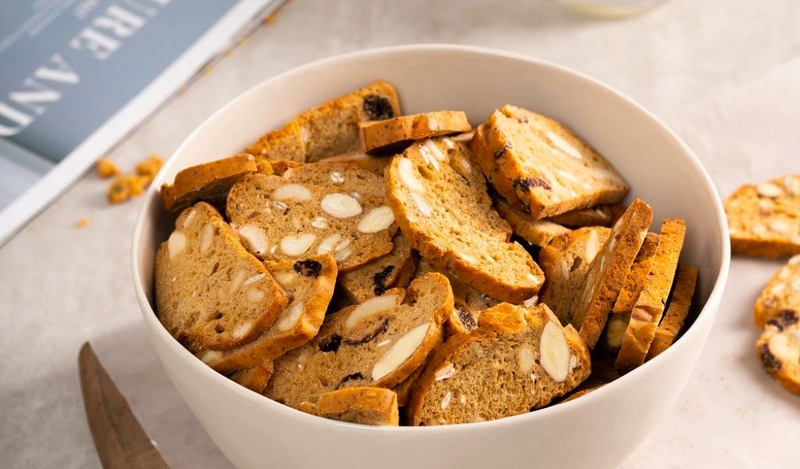 Cách làm bánh biscotti không cần lò nướng, không sợ tăng cân 2