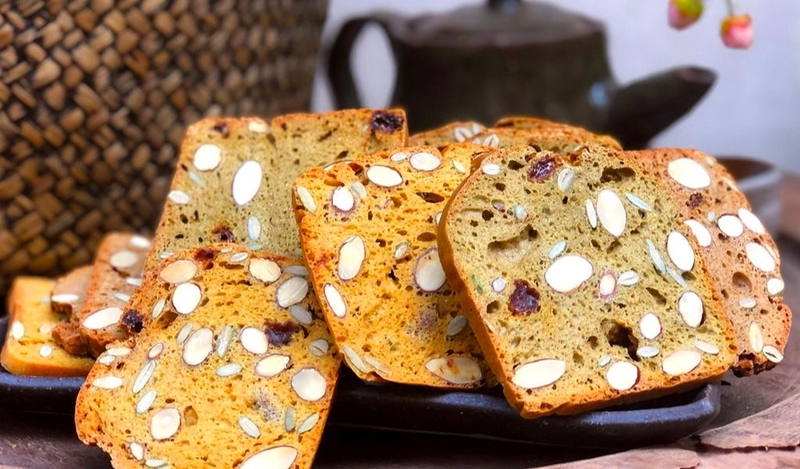 Cách làm bánh biscotti nguyên cám giàu dinh dưỡng cho người ăn giảm cân 3