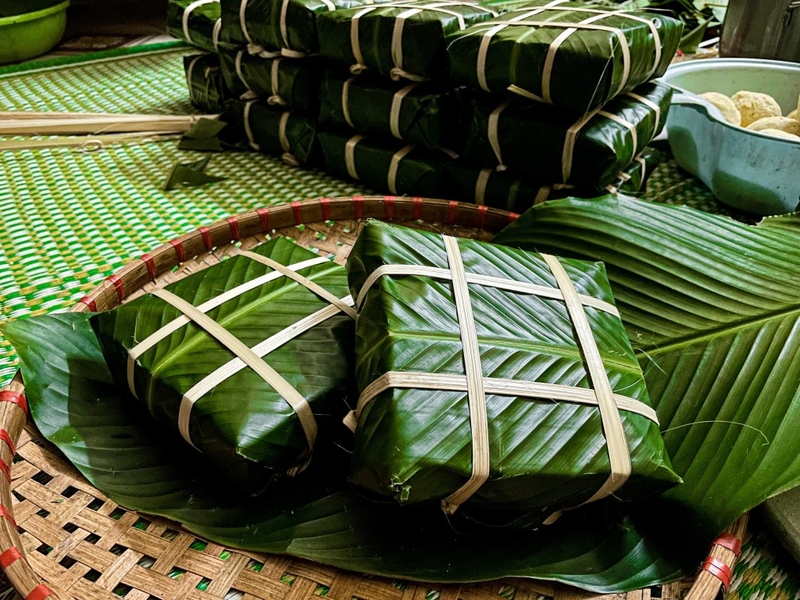 cách làm bánh chưng 1