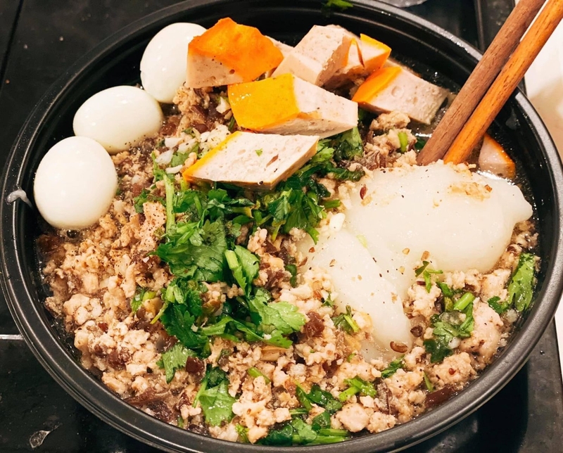 cách làm bánh đúc nóng 2