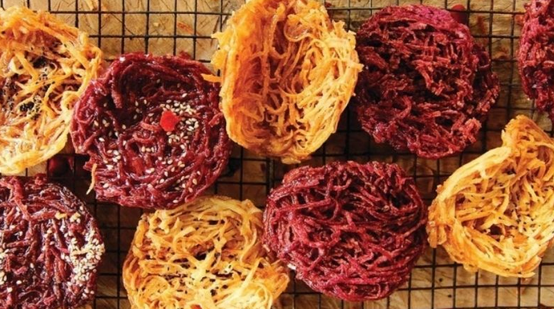 Cách làm bánh khoai mỡ bằng nguyên liệu và dụng cụ đơn giản 3