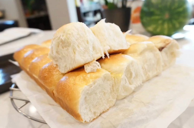 Cách làm bánh mì ngọt giảm béo bằng nồi chiên không dầu 2