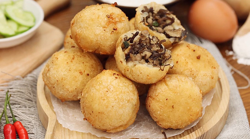 Cách làm bánh rán đường nhân đậu xanh béo bùi, giòn thơm 2