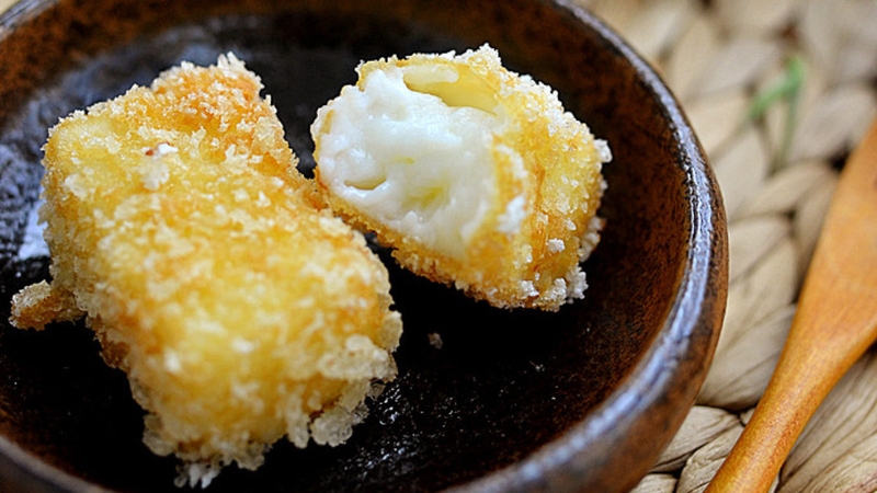 cách làm bánh sữa tươi chiên 3