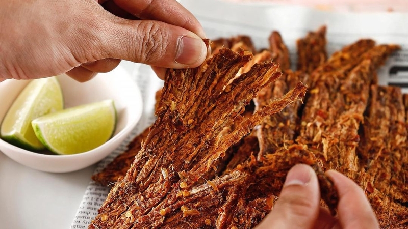 Cách làm bò khô bằng chảo không cần lò nướng ngon chuẩn vị 1