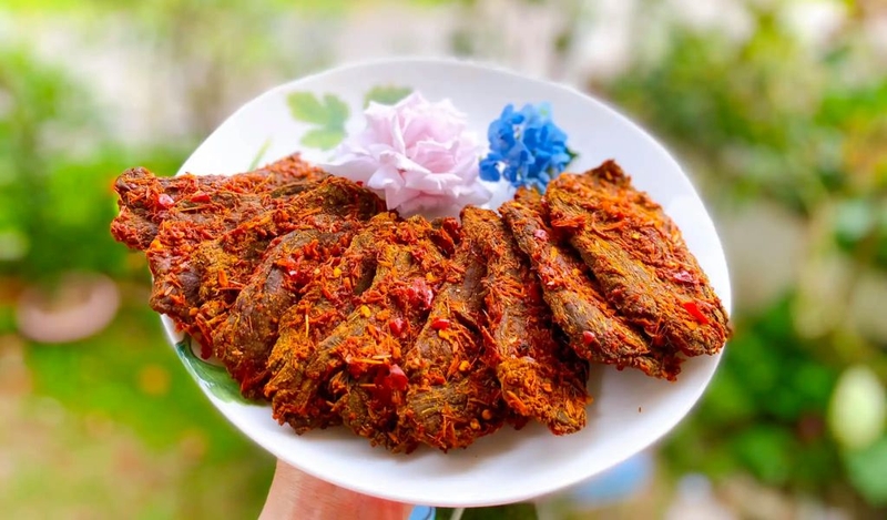 Cách làm bò khô bằng chảo không cần lò nướng ngon chuẩn vị 3