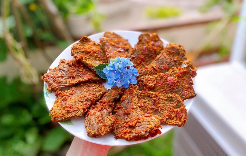 Cách làm bò khô bằng lò nướng dai ngon, nhanh chóng 3