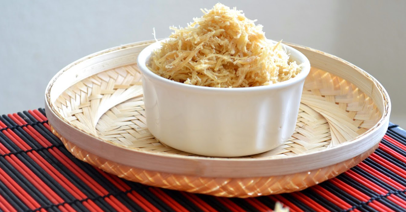 cách làm chà bông gà 1